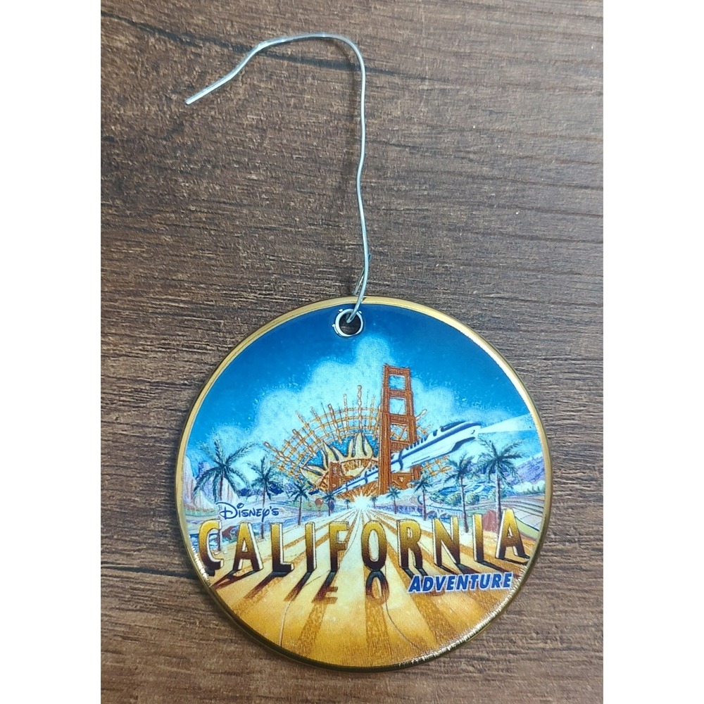 Disney's California Adventure Christmas Holiday Ornament Golden Gate Bridge A17